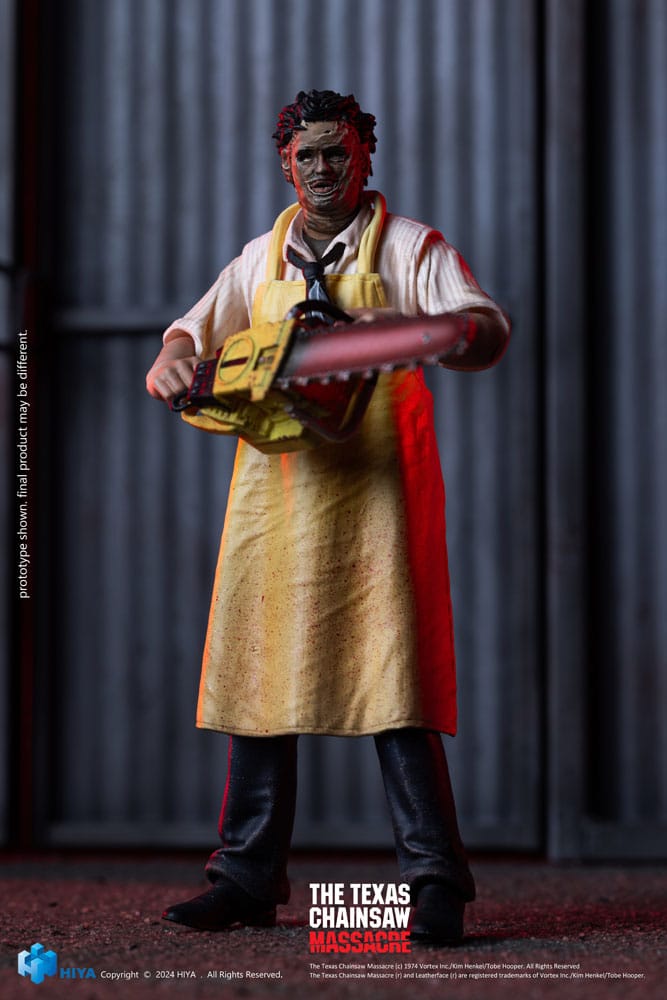 Texas Chainsaw Massacre 1974 Exquisite Mini Action Figure 1/18 LeatherFace Killing Mask Standard Ver. Hiya Toys