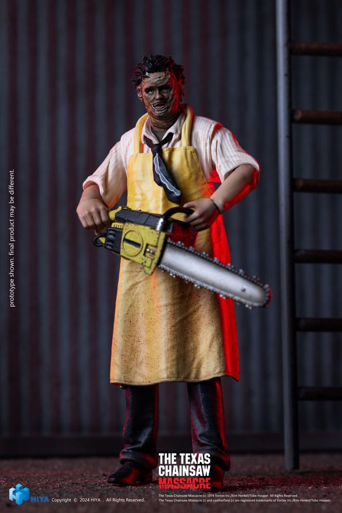 Texas Chainsaw Massacre 1974 Exquisite Mini Action Figure 1/18 LeatherFace Killing Mask Standard Ver. Hiya Toys