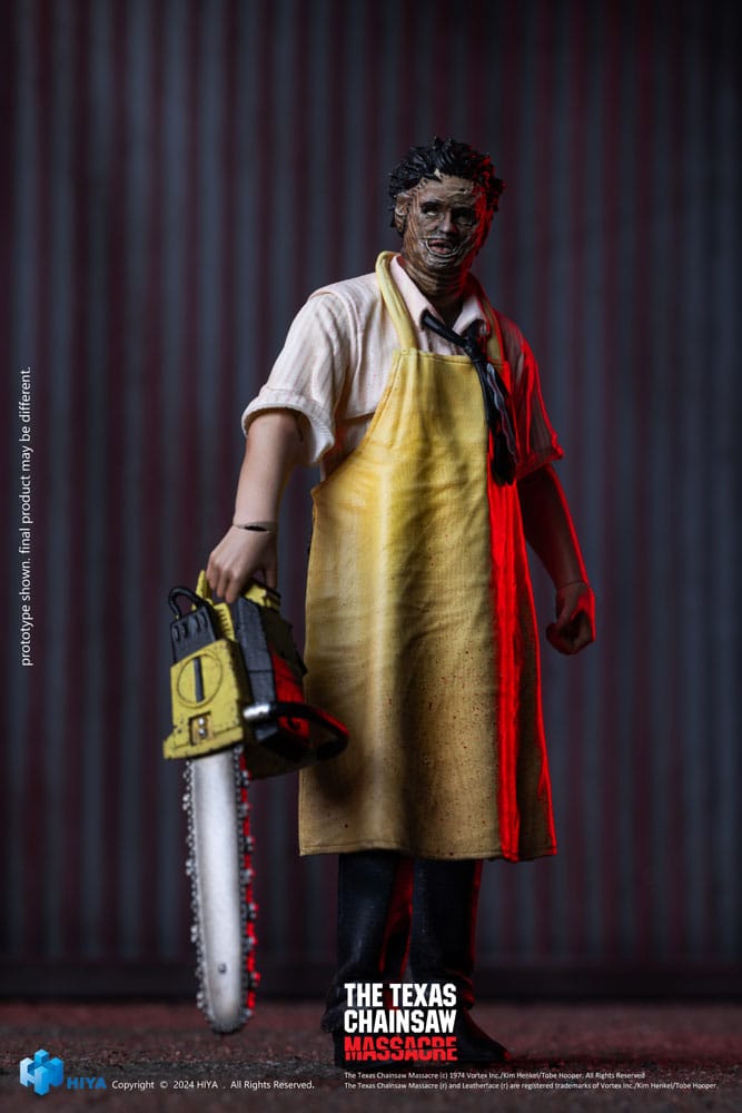 Texas Chainsaw Massacre 1974 Exquisite Mini Action Figure 1/18 LeatherFace Killing Mask Standard Ver. Hiya Toys