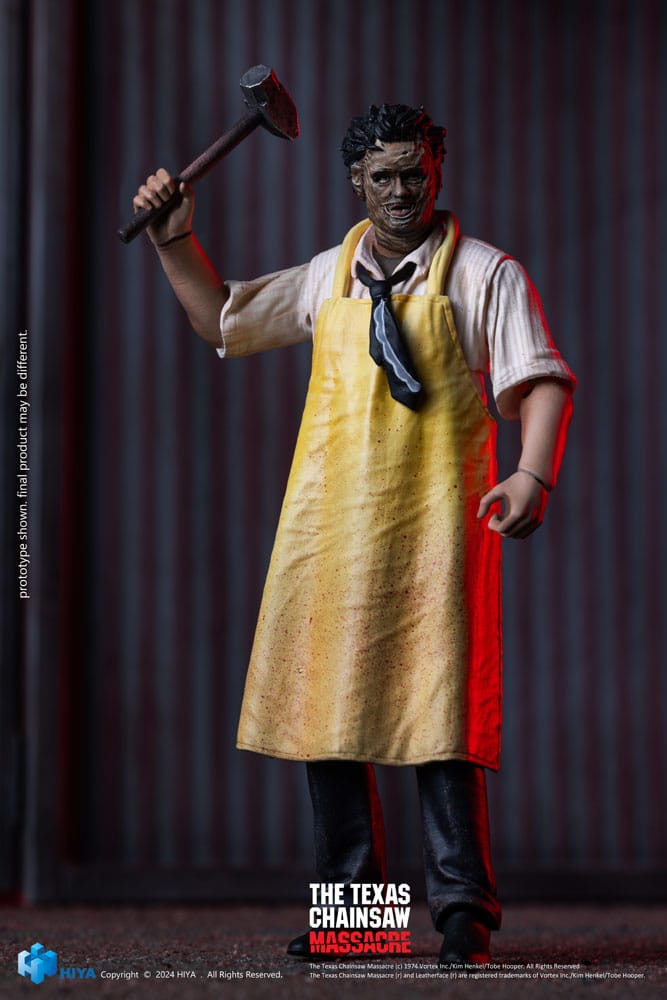 Texas Chainsaw Massacre 1974 Exquisite Mini Action Figure 1/18 LeatherFace Killing Mask Standard Ver. Hiya Toys