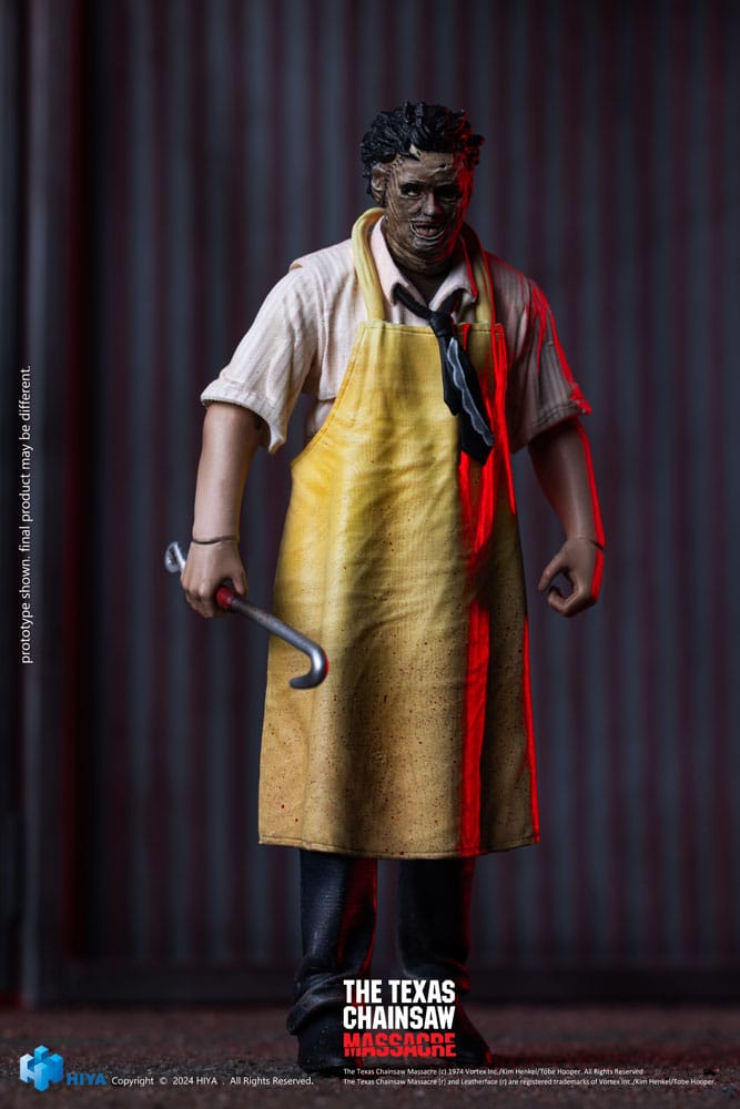 Texas Chainsaw Massacre 1974 Exquisite Mini Action Figure 1/18 LeatherFace Killing Mask Standard Ver. Hiya Toys