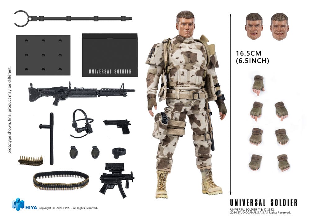Universal Soldier Exquisite Super Series Actionfigur 1/12 Andrew Scott Hiya Toys