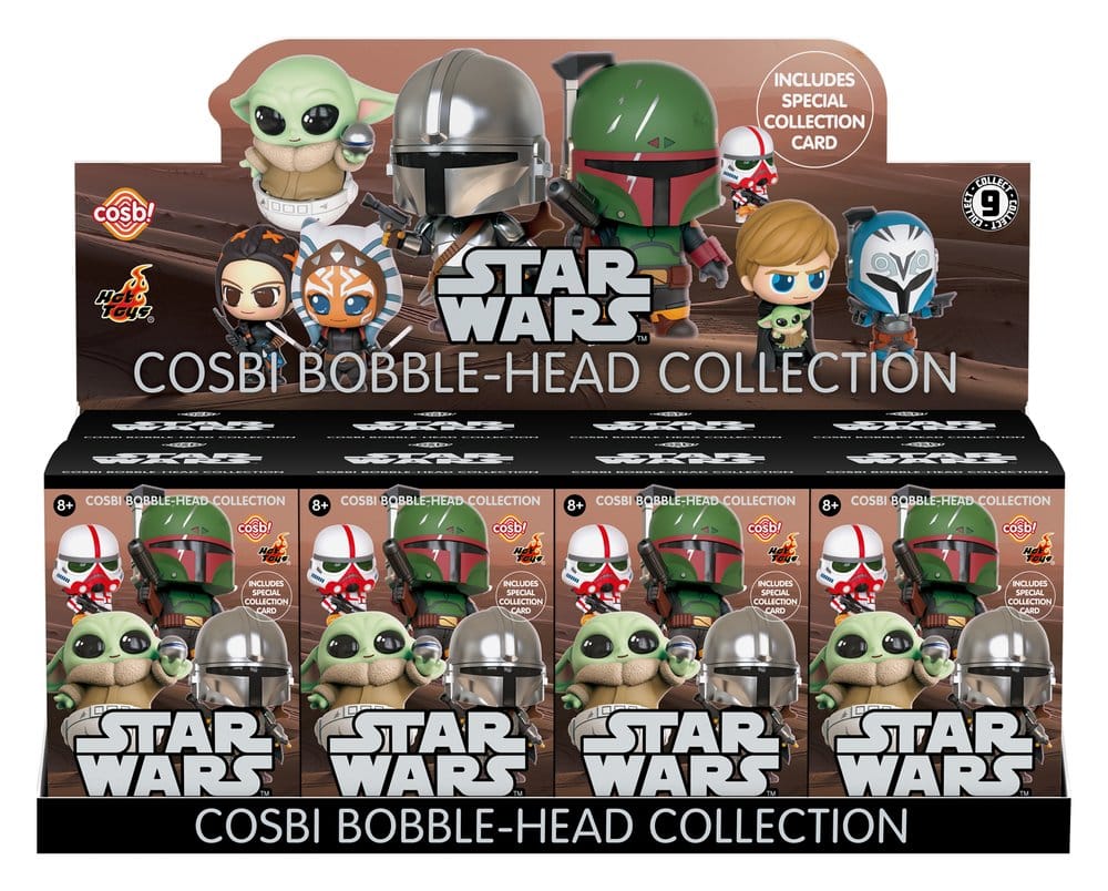 Star Wars Cosbi Mini Figures Series 1 Blind Box Display 8 Hot Toys