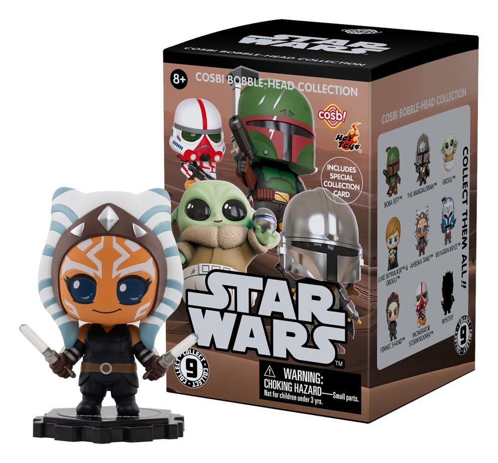 Star Wars Cosbi Mini Figures Series 1 Blind Box Display 8 Hot Toys