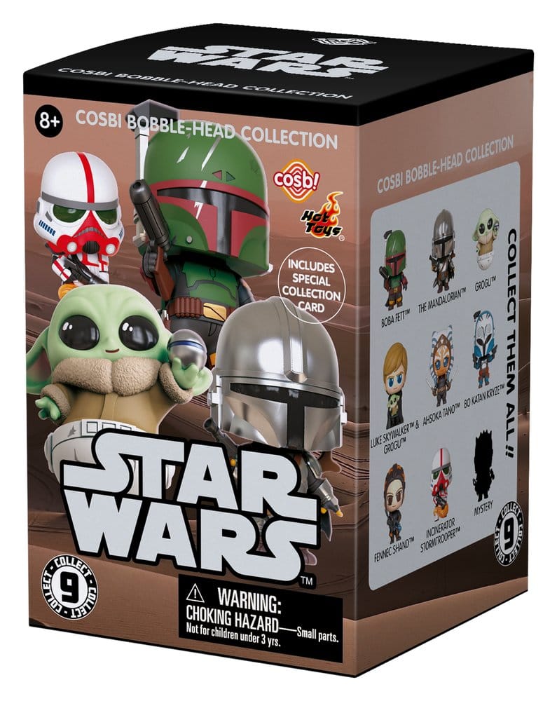 Star Wars Cosbi Mini Figures Series 1 Blind Box Display 8 Hot Toys