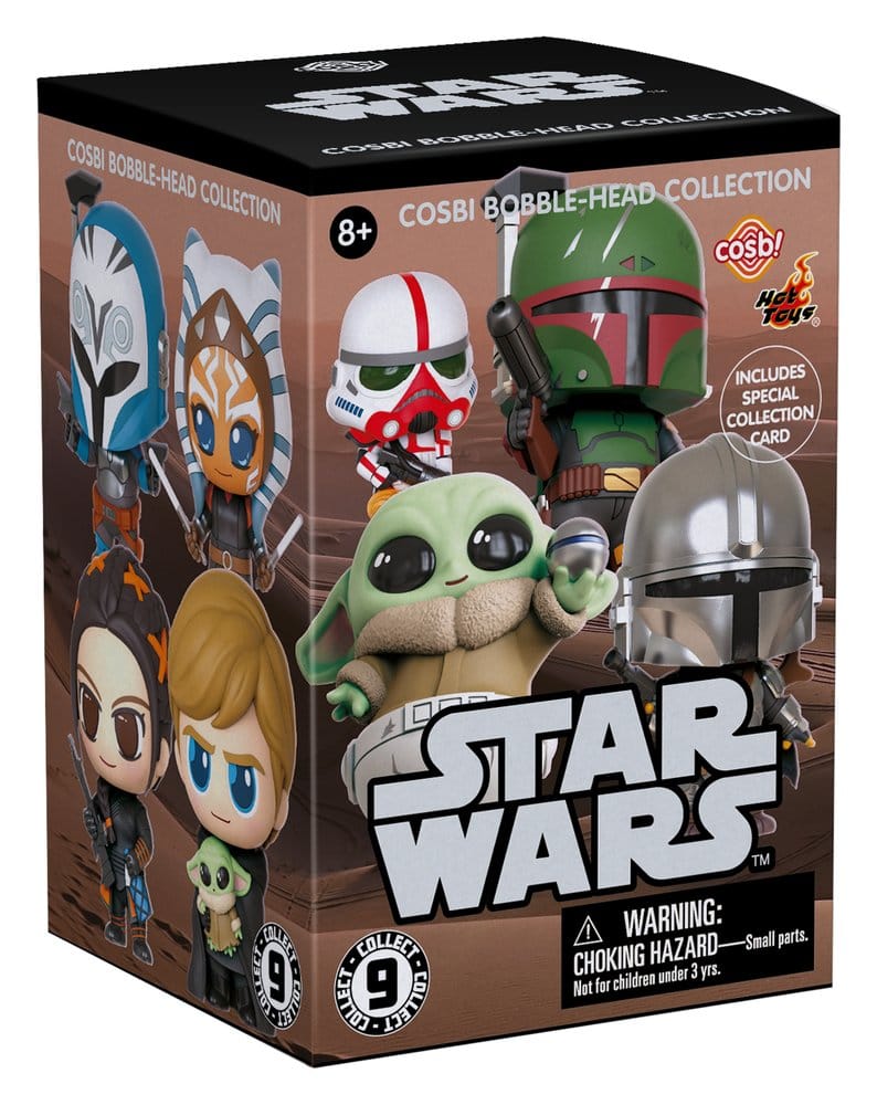 Star Wars Cosbi Mini Figures Series 1 Blind Box Display 8 Hot Toys