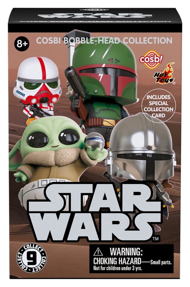 Star Wars Cosbi Mini Figures Series 1 Blind Box Display 8 Hot Toys