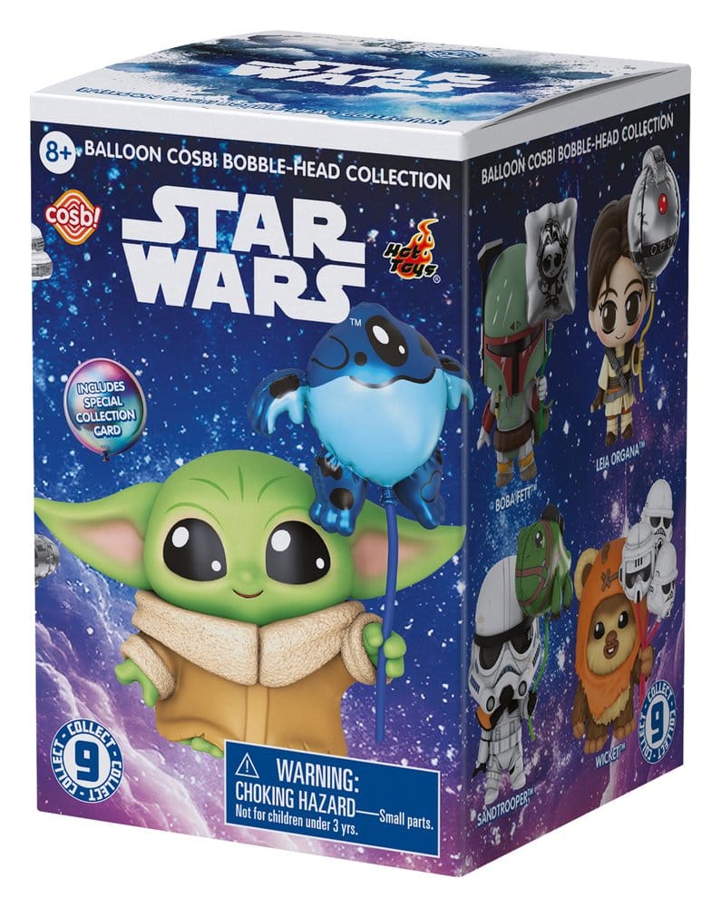 Star Wars Cosbi Mini Figures Balloon Blind Box Display 8 Hot Toys