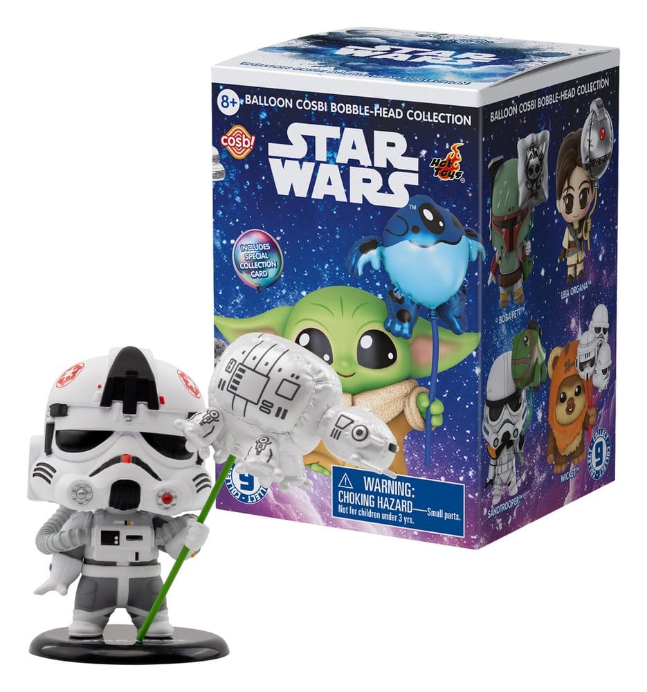 Star Wars Cosbi Mini Figures Balloon Blind Box Display 8 Hot Toys