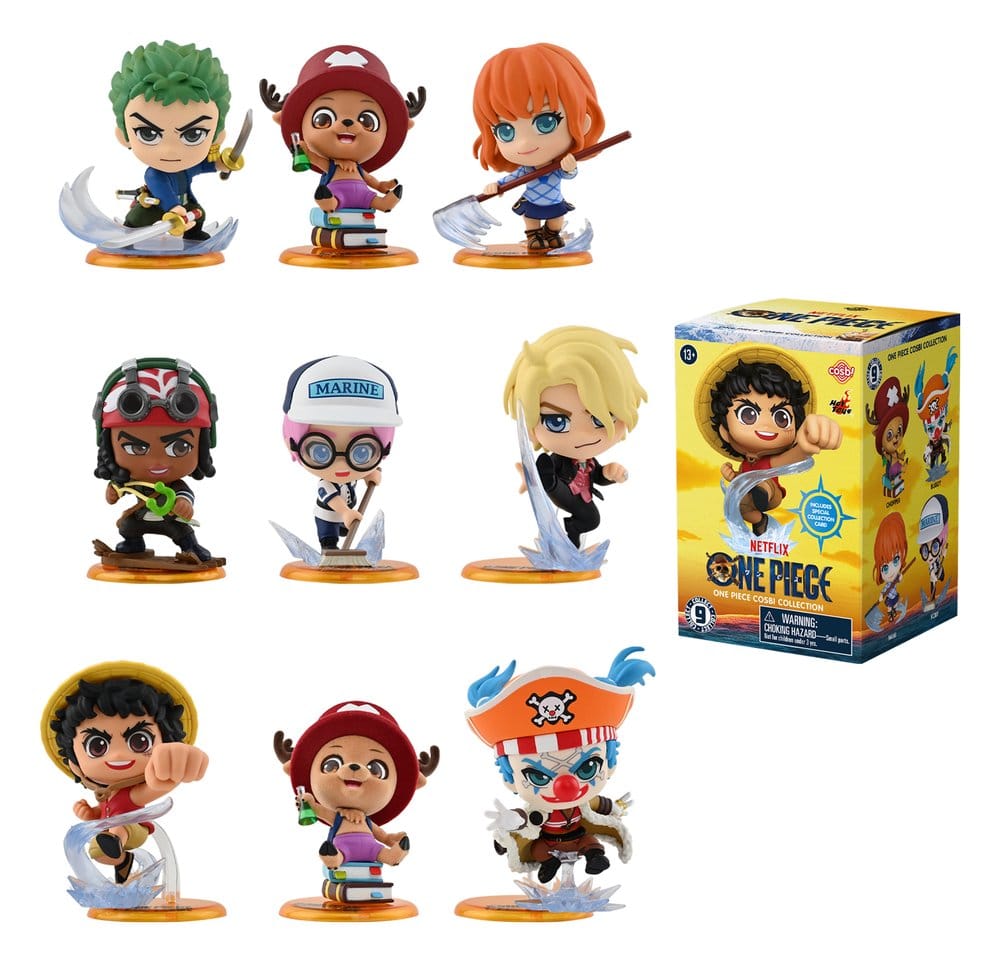 One Piece Cosbi Mini Figures Blind Box Display 8 Hot Toys