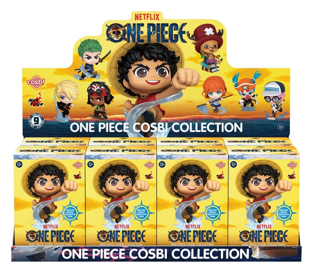 One Piece Cosbi Mini Figures Blind Box Display 8 Hot Toys