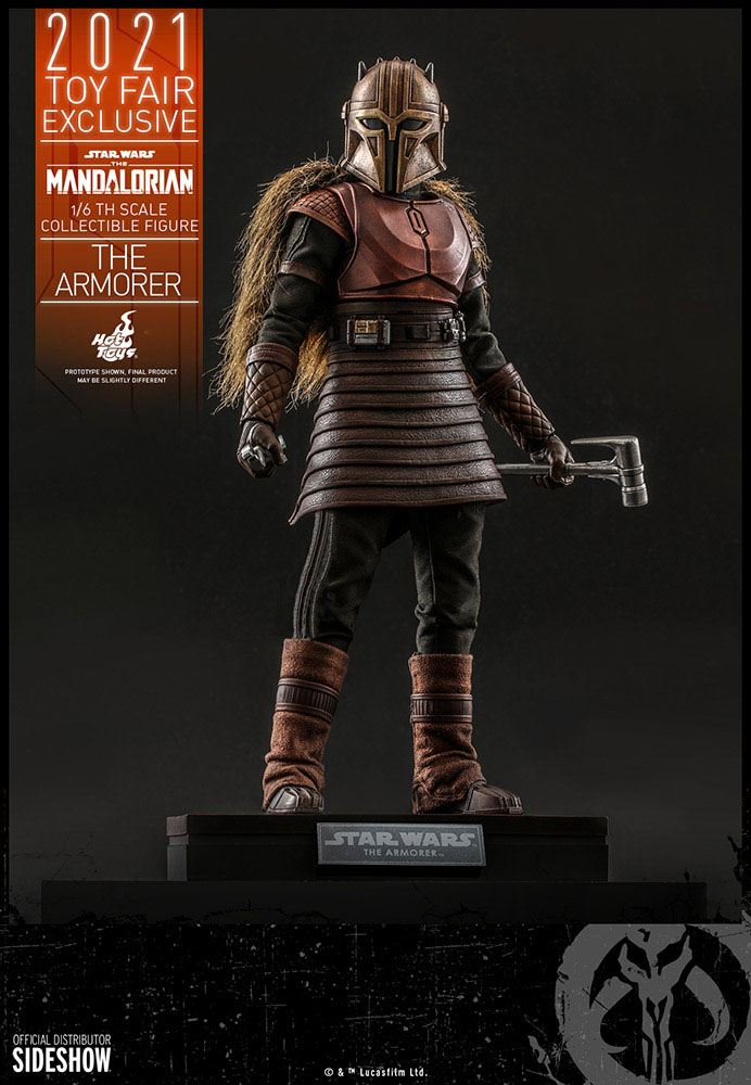 Star Wars The Mandalorian Action Figure The Armorer 2021 Toy Fair Exclusive Hot Toys