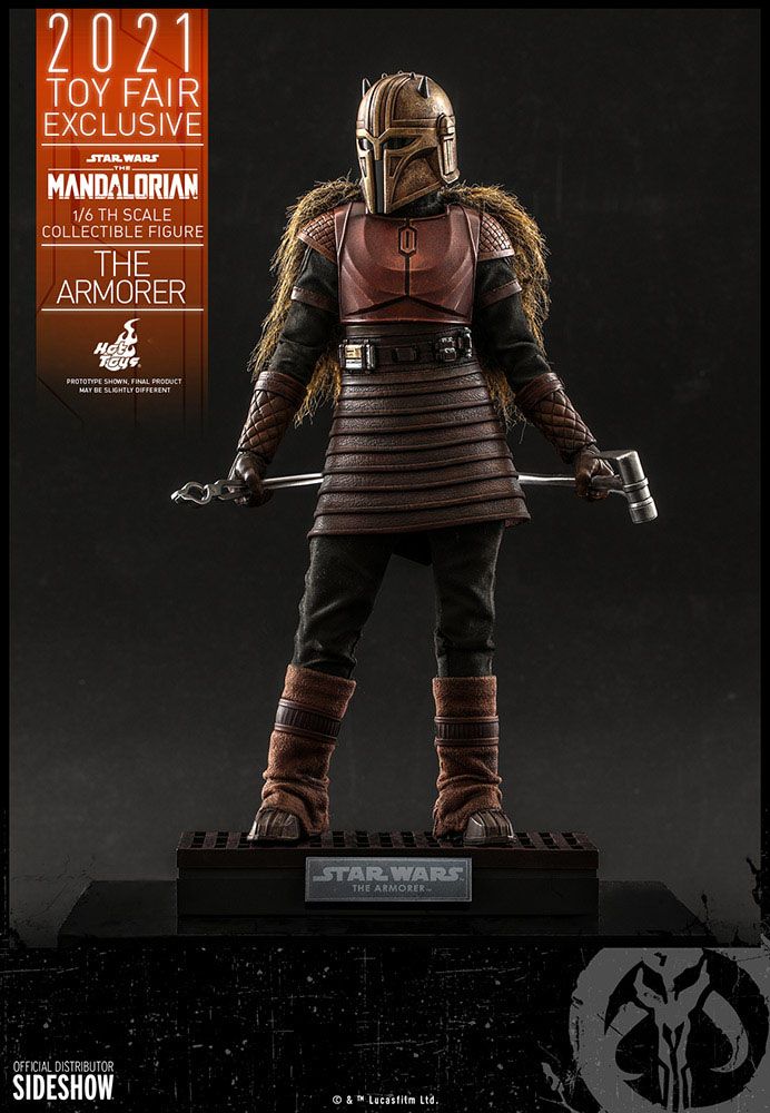 Star Wars The Mandalorian Action Figure The Armorer 2021 Toy Fair Exclusive Hot Toys