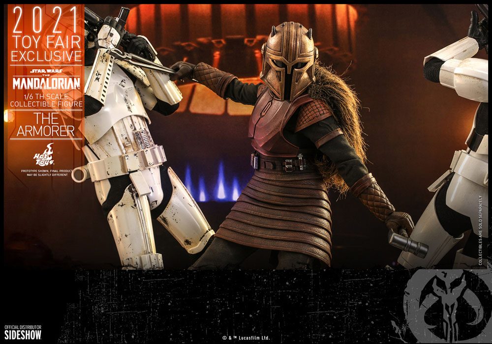 Star Wars The Mandalorian Action Figure The Armorer 2021 Toy Fair Exclusive Hot Toys