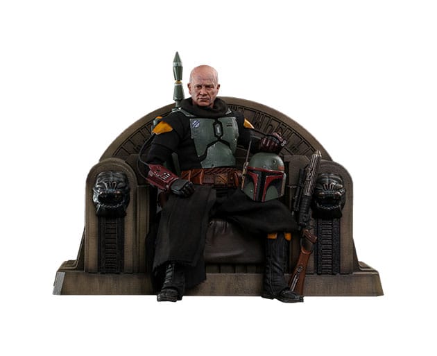 Star Wars The Mandalorian Action Figure Boba Fett Repaint Armor and Throne Special Edition Hot Toys