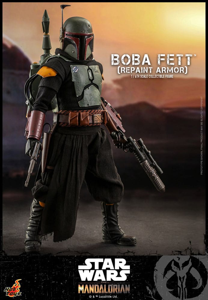 Star Wars The Mandalorian Action Figure Boba Fett Repaint Armor Special Edition Hot Toys