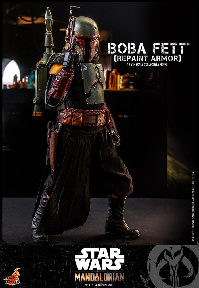 Star Wars The Mandalorian Action Figure Boba Fett Repaint Armor Special Edition Hot Toys