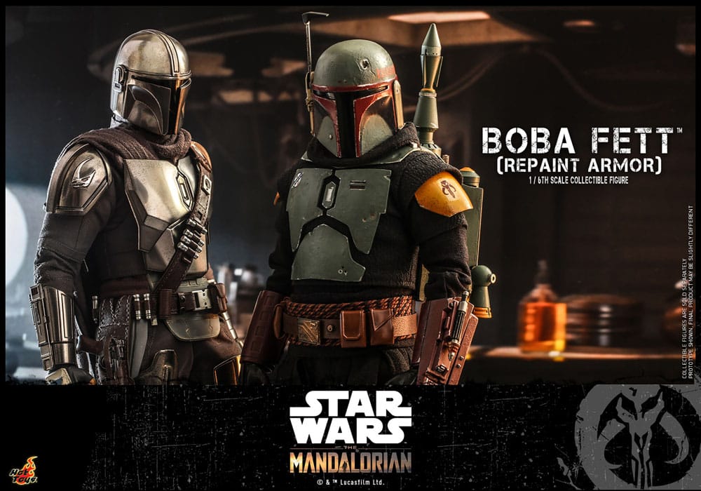 Star Wars The Mandalorian Action Figure Boba Fett Repaint Armor Special Edition Hot Toys