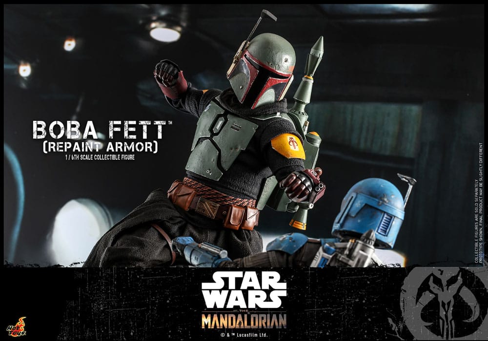 Star Wars The Mandalorian Action Figure Boba Fett Repaint Armor Special Edition Hot Toys