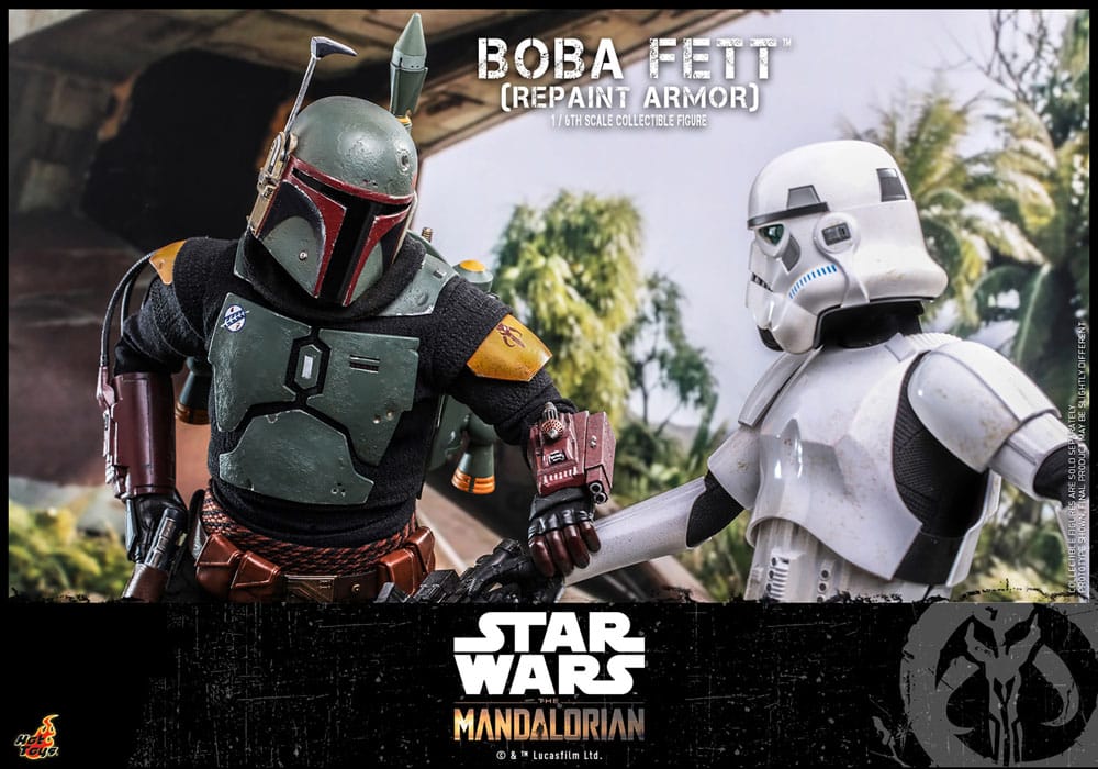 Star Wars The Mandalorian Action Figure Boba Fett Repaint Armor Special Edition Hot Toys