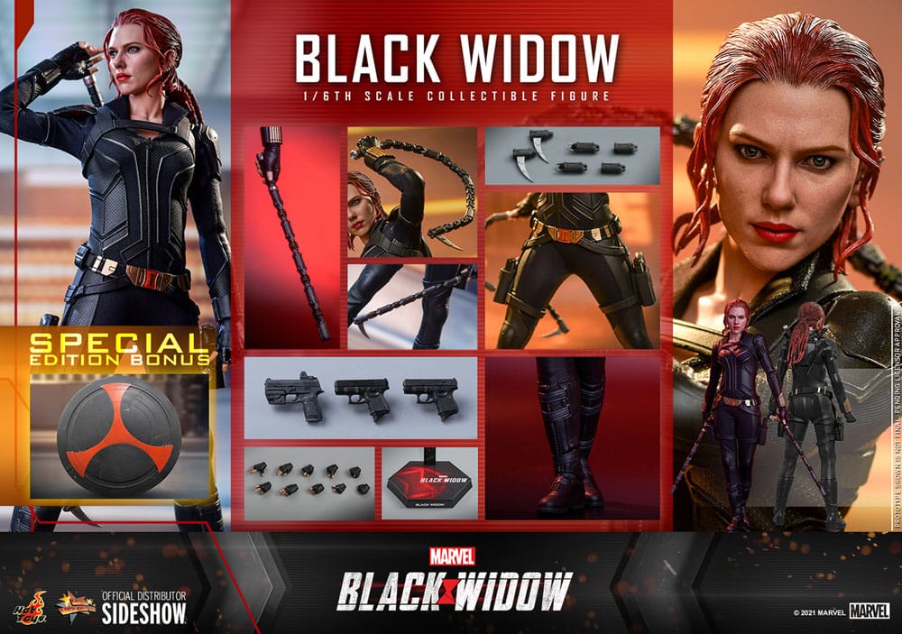 Black Widow Movie Masterpiece Action Figure Black Widow Special Edition Hot Toys