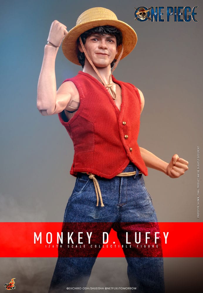 One Piece Netflix Action Figure Monkey D. Luffy Hot Toys
