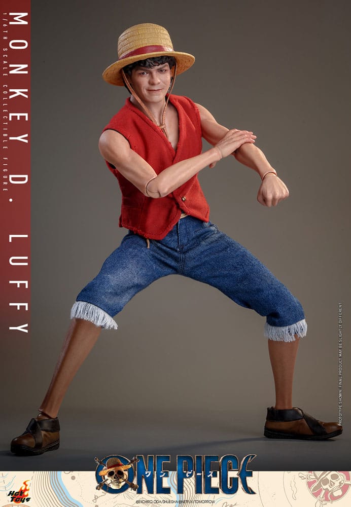One Piece Netflix Action Figure Monkey D. Luffy Hot Toys