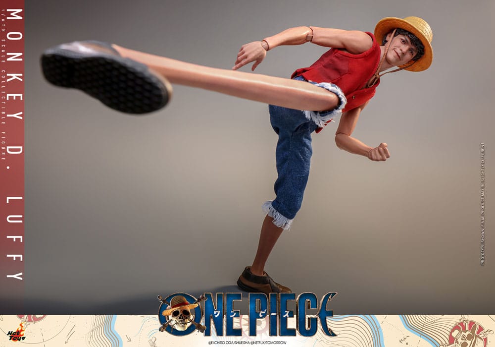 One Piece Netflix Action Figure Monkey D. Luffy Hot Toys