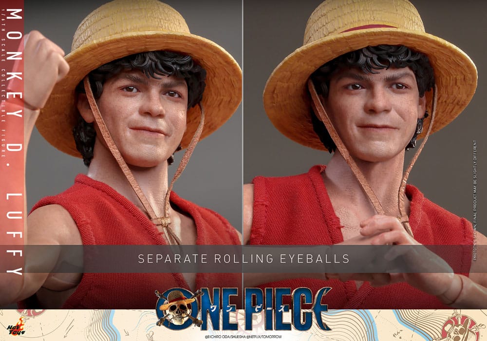 One Piece Netflix Action Figure Monkey D. Luffy Hot Toys