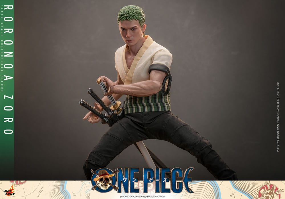One Piece Netflix Action Figure Roronoa Zoro Hot Toys