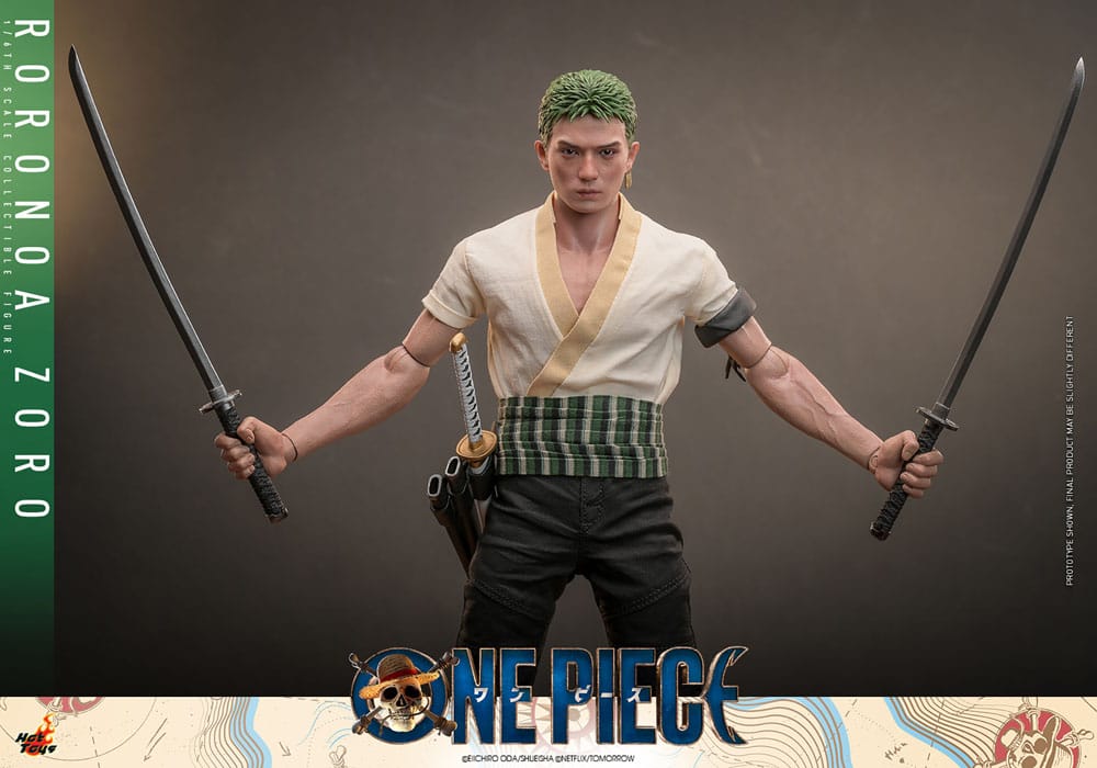 One Piece Netflix Action Figure Roronoa Zoro Hot Toys