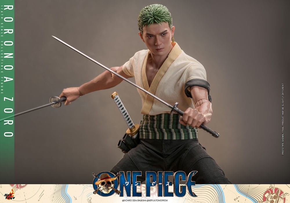 One Piece Netflix Action Figure Roronoa Zoro Hot Toys
