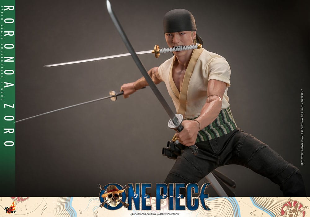 One Piece Netflix Action Figure Roronoa Zoro Hot Toys