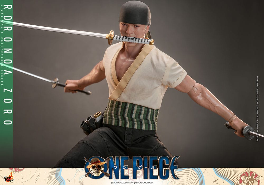 One Piece Netflix Action Figure Roronoa Zoro Hot Toys