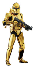 Star Wars Action Figure Clone Trooper Gold Chrome Version Exclusive Hot Toys
