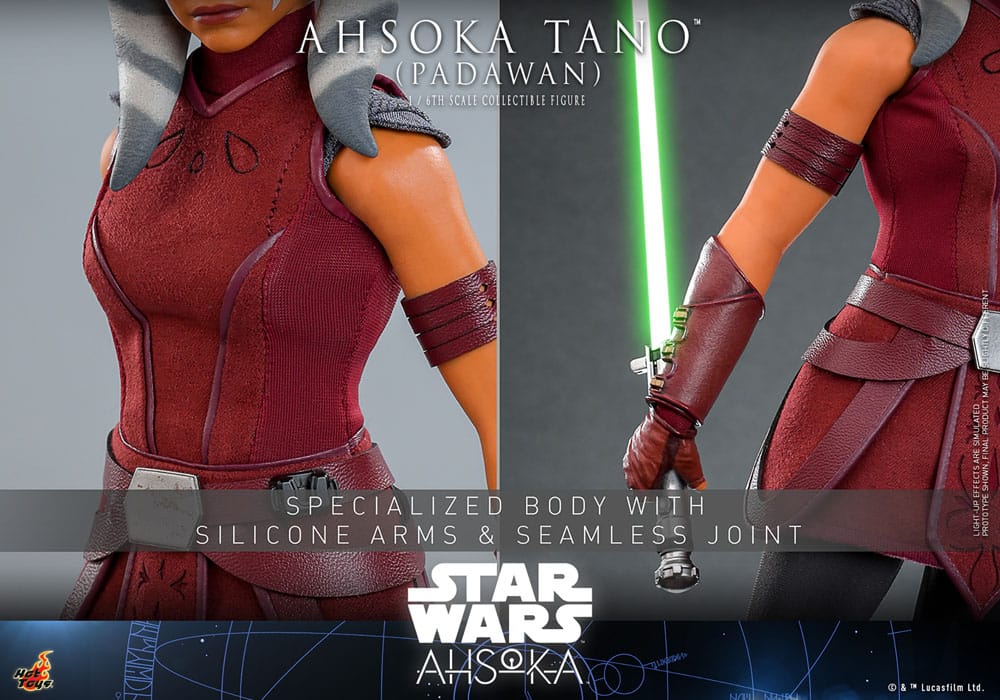 Star Wars Ahsoka Action Figure Ahsoka Tano Padawan Hot Toys