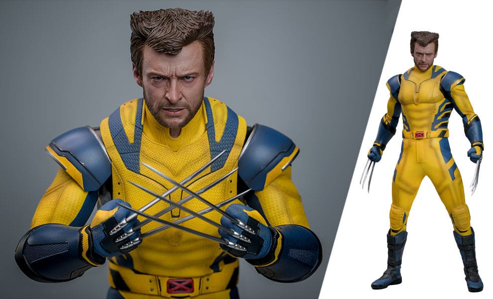 Deadpool & Wolverine Movie Masterpiece Action Figure Wolverine Deluxe Version Hot Toys