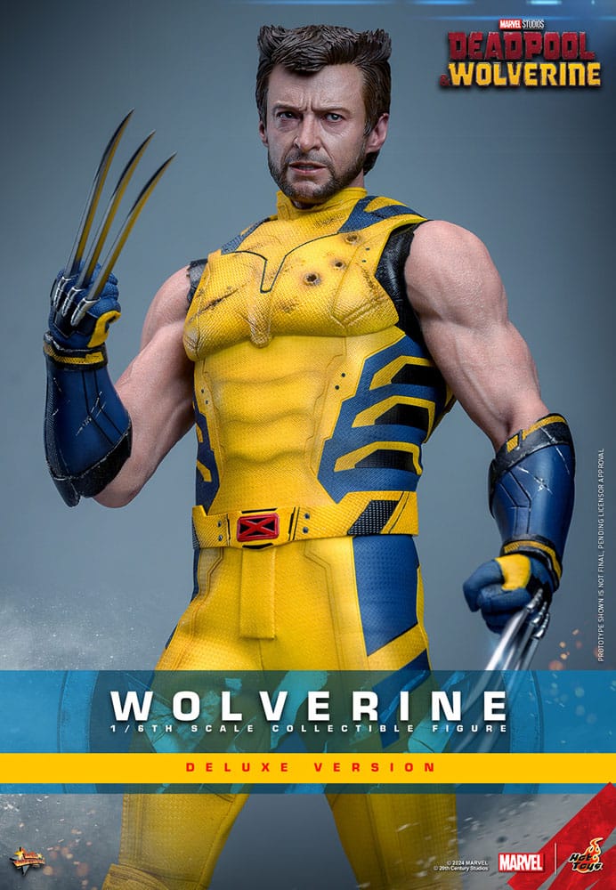 Deadpool & Wolverine Movie Masterpiece Action Figure Wolverine Deluxe Version Hot Toys