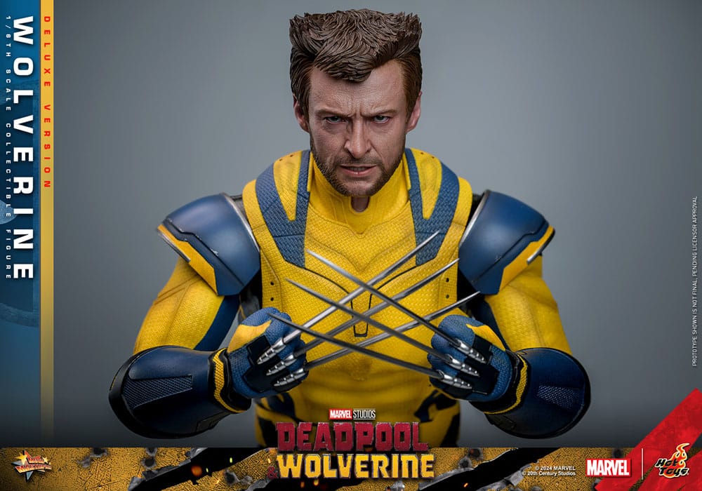 Deadpool & Wolverine Movie Masterpiece Action Figure Wolverine Deluxe Version Hot Toys