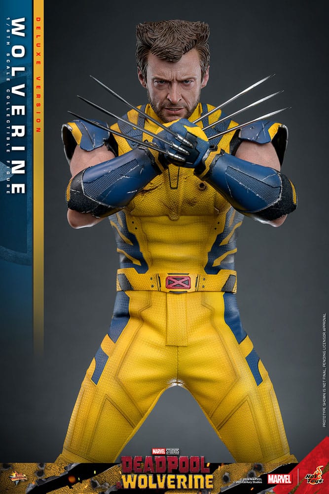 Deadpool & Wolverine Movie Masterpiece Action Figure Wolverine Deluxe Version Hot Toys