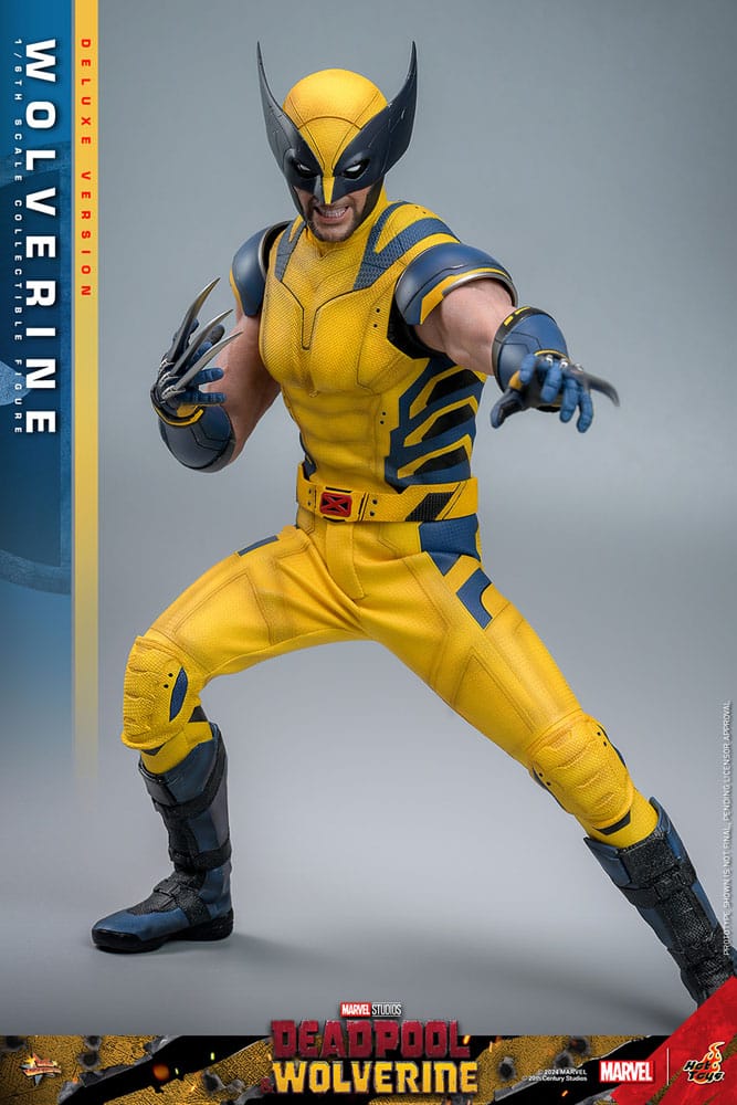 Deadpool & Wolverine Movie Masterpiece Action Figure Wolverine Deluxe Version Hot Toys