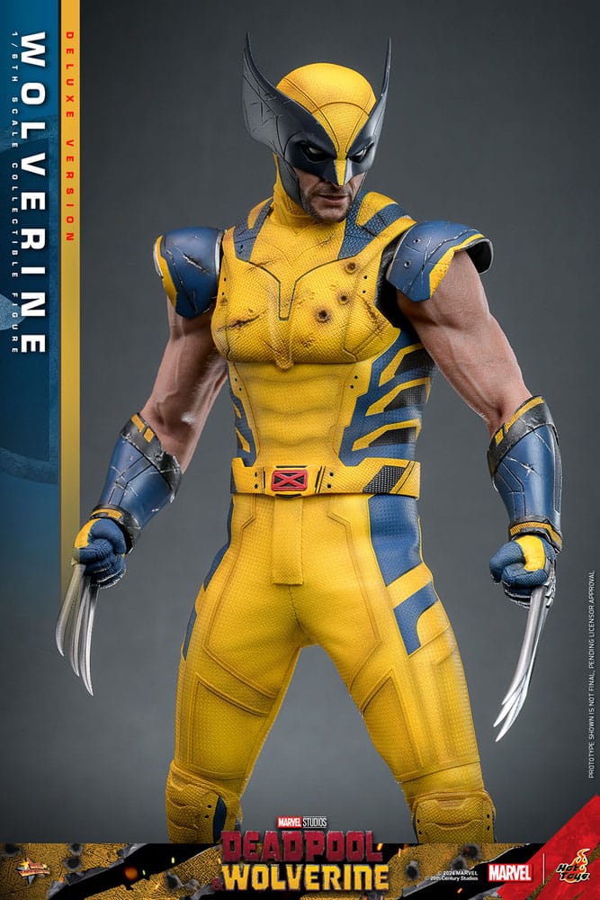 Deadpool & Wolverine Movie Masterpiece Action Figure Wolverine Deluxe Version Hot Toys