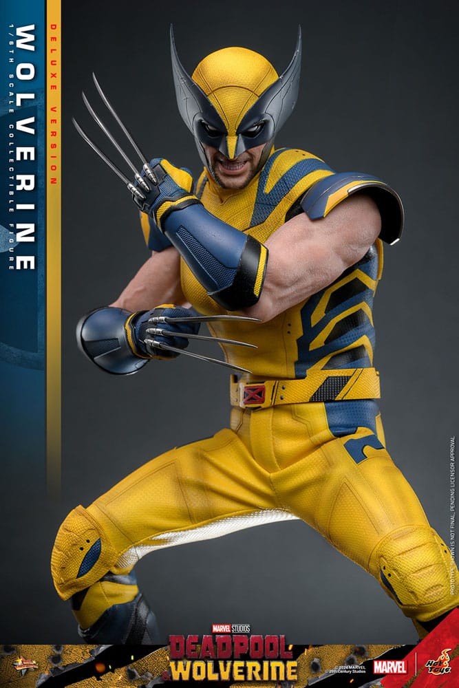 Deadpool & Wolverine Movie Masterpiece Action Figure Wolverine Deluxe Version Hot Toys