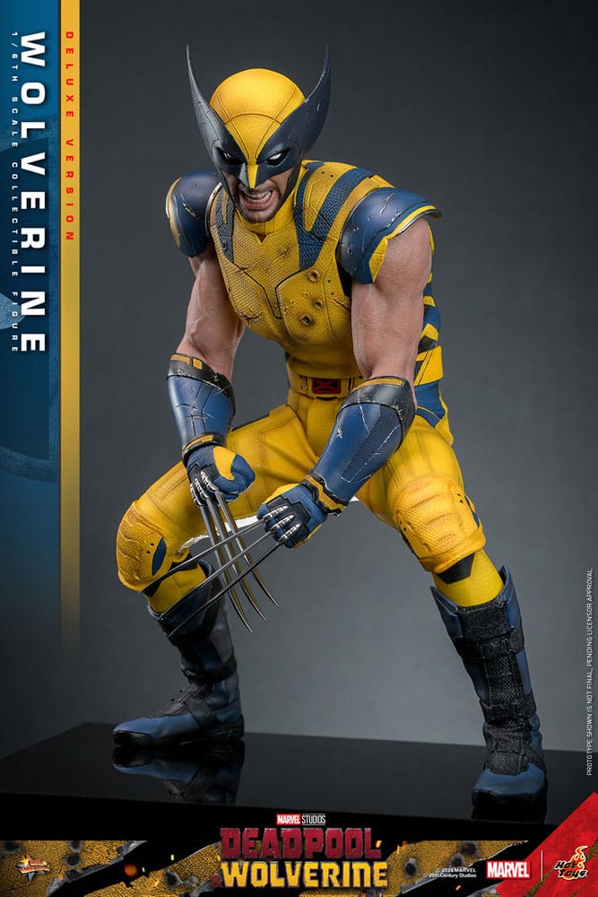 Deadpool & Wolverine Movie Masterpiece Action Figure Wolverine Deluxe Version Hot Toys