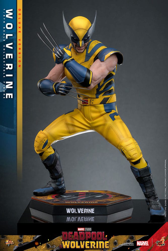 Deadpool & Wolverine Movie Masterpiece Action Figure Wolverine Deluxe Version Hot Toys