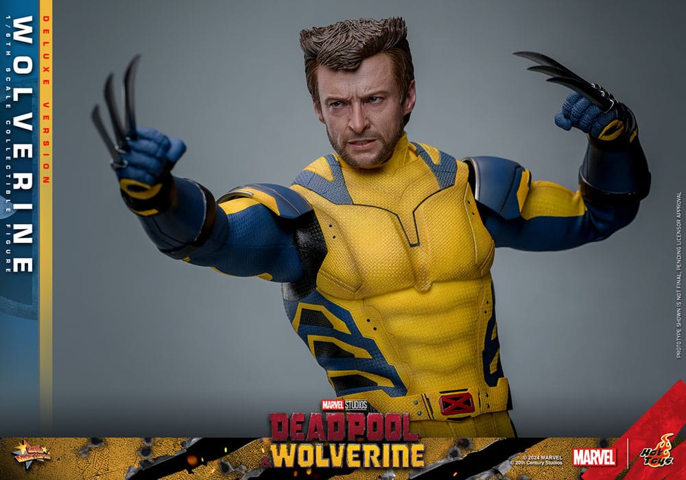 Deadpool & Wolverine Movie Masterpiece Action Figure Wolverine Deluxe Version Hot Toys