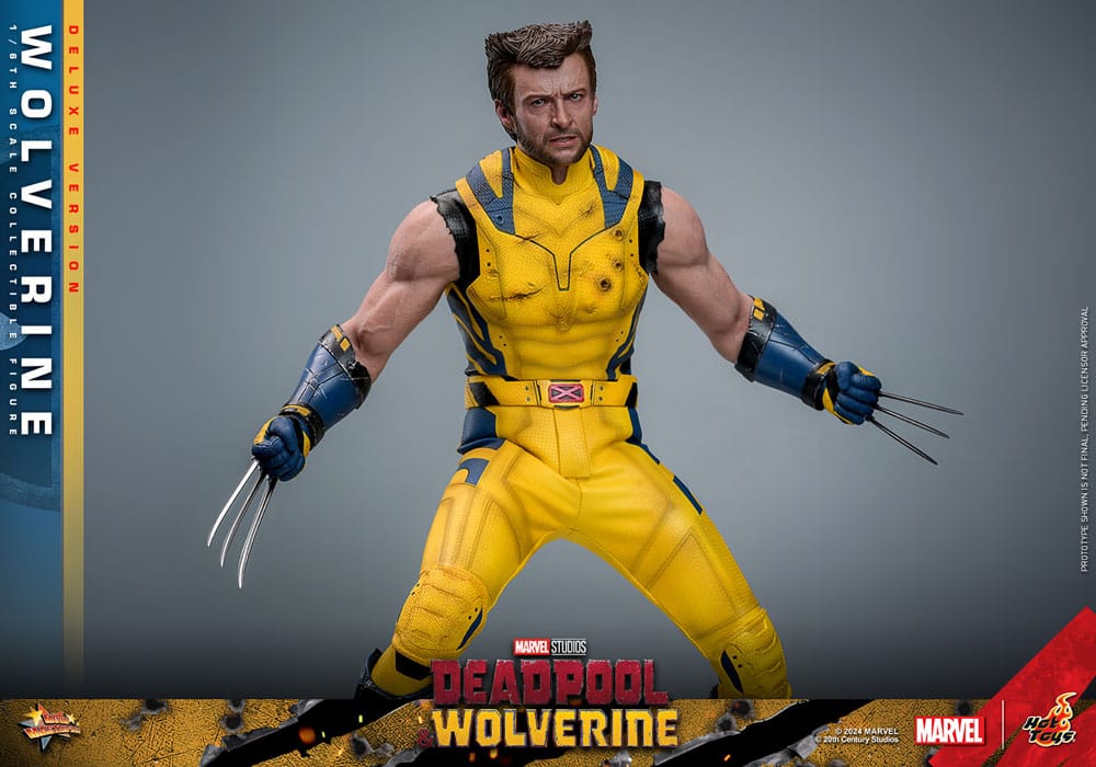 Deadpool & Wolverine Movie Masterpiece Action Figure Wolverine Deluxe Version Hot Toys