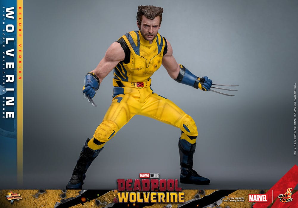 Deadpool & Wolverine Movie Masterpiece Action Figure Wolverine Deluxe Version Hot Toys