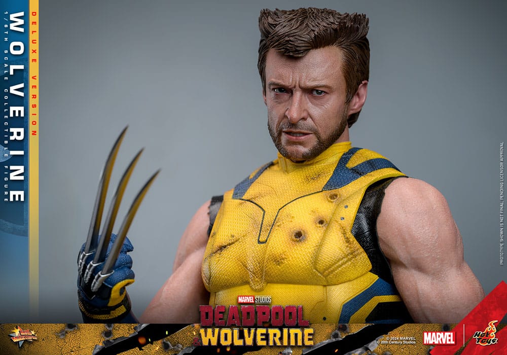 Deadpool & Wolverine Movie Masterpiece Action Figure Wolverine Deluxe Version Hot Toys