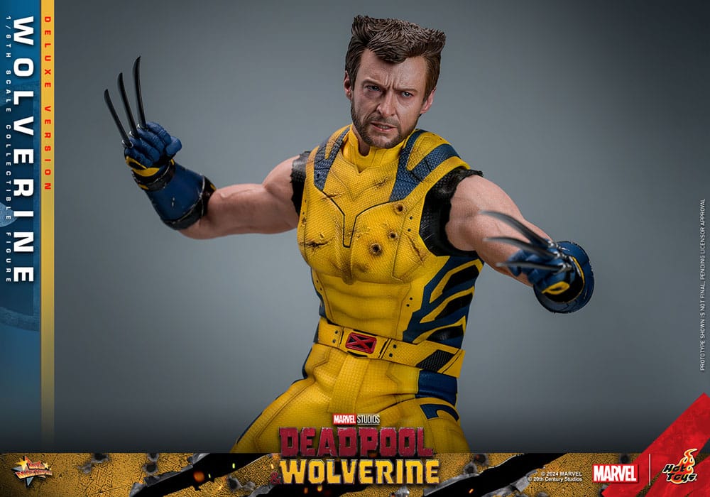 Deadpool & Wolverine Movie Masterpiece Action Figure Wolverine Deluxe Version Hot Toys